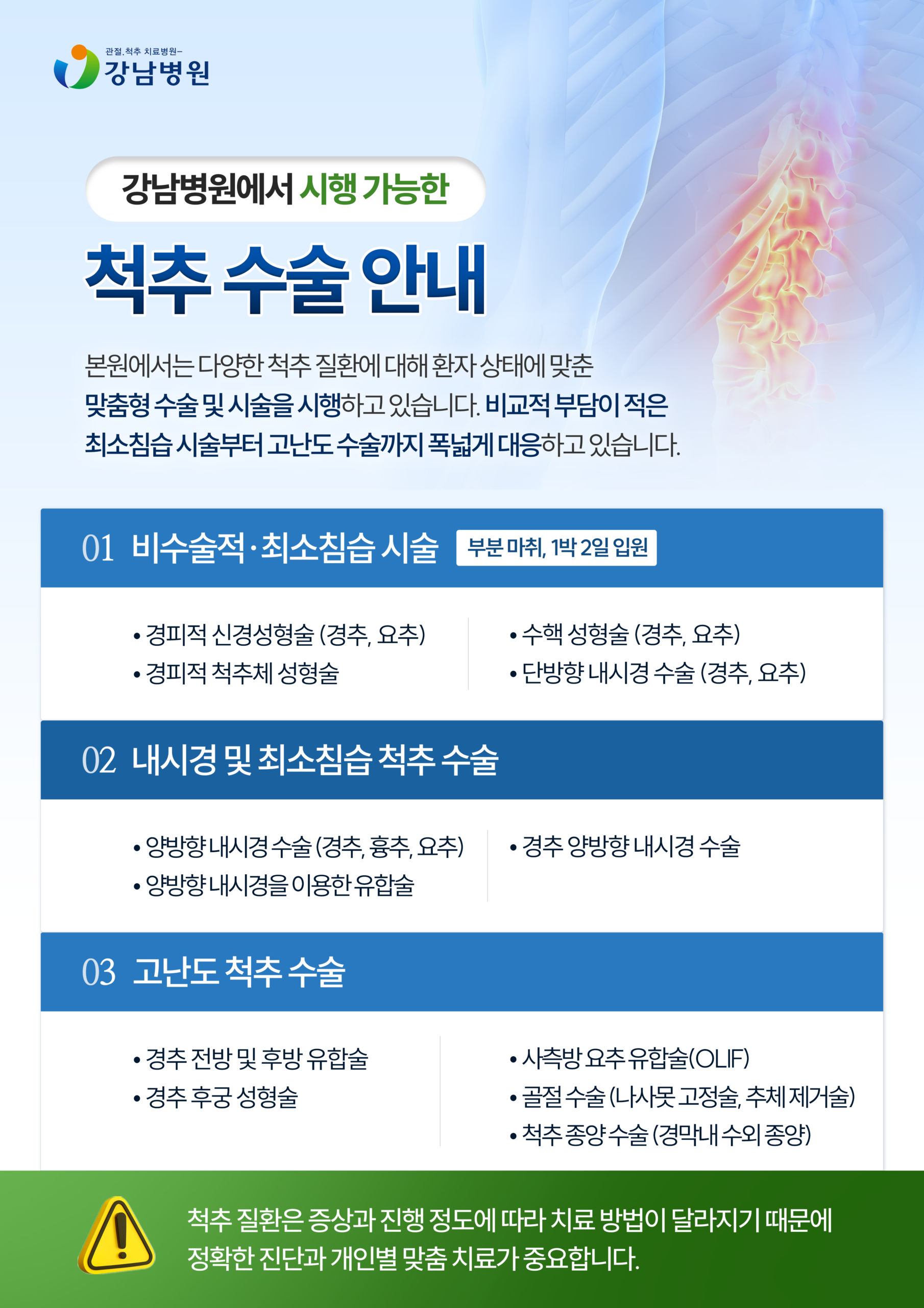 1 수술 안내