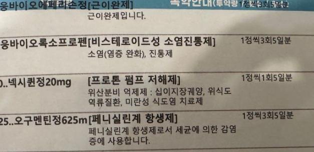 전신질환 약 복용 환자 다수 처방전 확인 및 상담